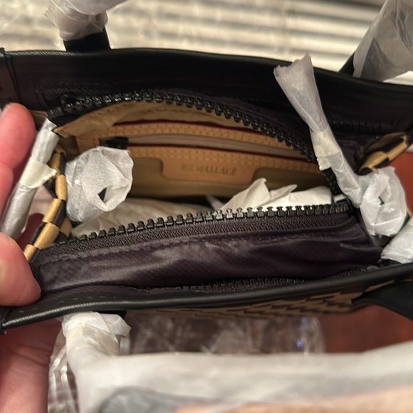 MZ Wallace Camel & Black Micro Woven Box - Picture 8 of 8